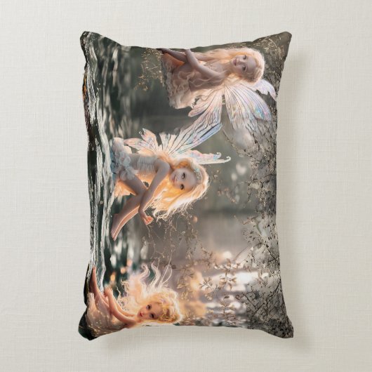 Cherub Fairy Pillow Accent Kussen (Voorkant(Verticaal))