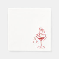 Cherub Hand Getrokken Cupido Icon Cocktail Wedding