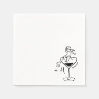 Cherub Hand Getrokken Cupido Icon Cocktail Wedding