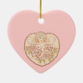 Cherub Heart Angel Ornament (Achterkant)