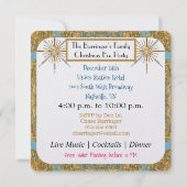 Cherub Holiday Chic Élégant Invitation de Noël (Dos)