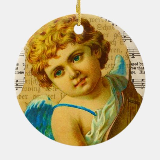 Cherub Keramisch Ornament (Achterkant)
