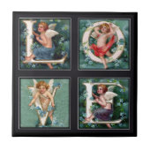 Cherub LOVE Letters Custom Tile Tegeltje (Voorkant)