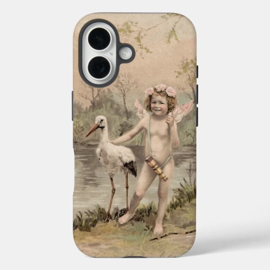  Cherub met Stork bij Lake Case-Mate iPhone Case (Achterkant)