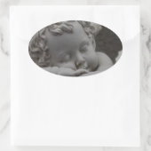Cherub Ovale Sticker (Tas)
