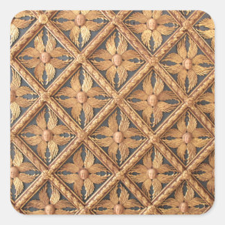 Cherubijn. Italië. Gallerie dell'Accademia Vierkante Sticker