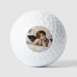 Cherubijnen, gevleugelde engelen schilderij van Ra Golfballen