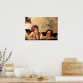 Cherubim van Raphael Poster (Keuken)