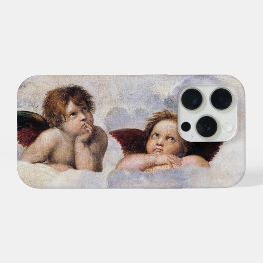 Chérubins, anges ailés peinture de Raffael (Verso Horizontal)