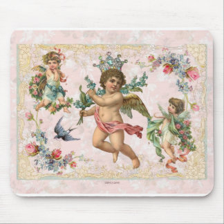 Cherubs & Angels Victoriaans Rozen Muismat Roze