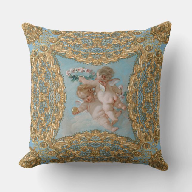 Cherubs bij Play Kussen (Voorkant)