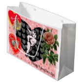 Cherubs en HART Gift Bag Groot Cadeauzakje (Voorkant Gekanteld)
