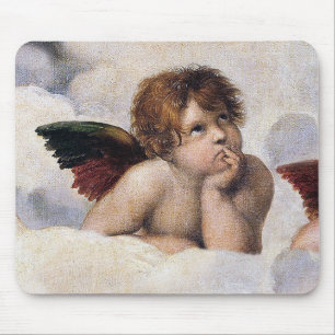 Cherubs, gevleugelde engelen schilderij van Raffae Muismat