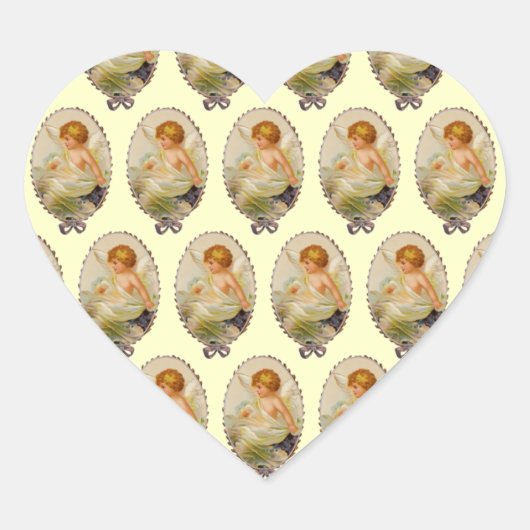  Cherubs Hart Sticker (Voorkant)