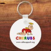 CHERUBS Logo Sleutelhanger (Voorkant)