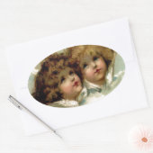  Cherubs Ovale Sticker (Envelop)