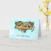 Cherubs S'En Sortir Carte Bientôt (Fleur jaune)