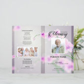 Chery Blossom Funeral Sjabloon (Staand voorkant)