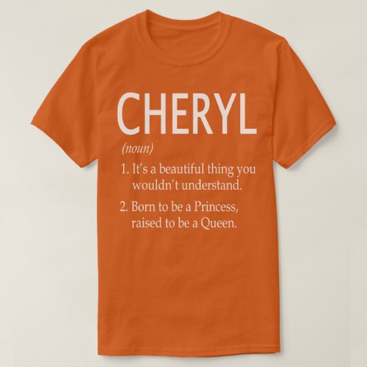 Cheryl Naam Gift 176 T-shirt (Design voorkant)