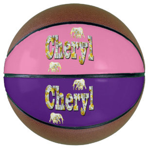 Cheryl naam met olifanten, basketbal