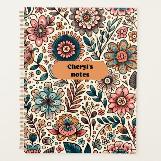 Cheryl's Bloemnotities Planner (Voorkant)