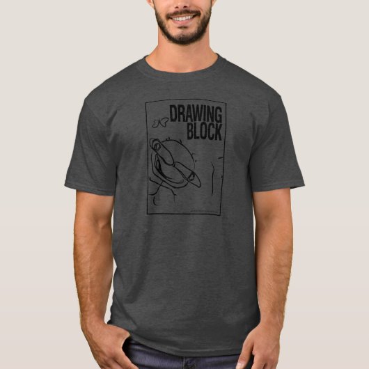 Cheryl's Drawing Block - Black T-shirt (Voorkant)