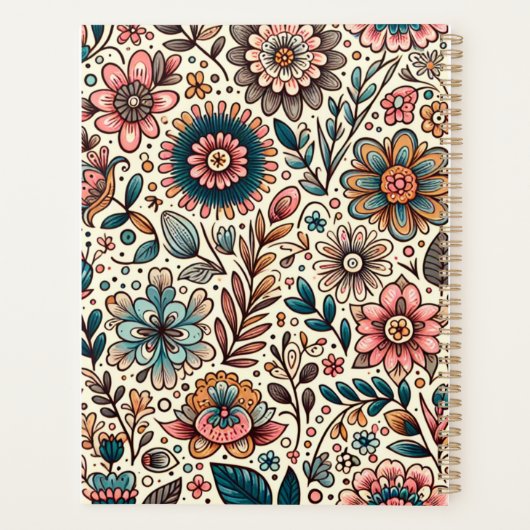 Cheryl's Notes Floral Carnet (Dos)