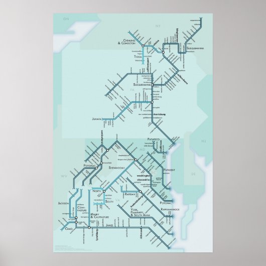 Chesapeake Bay 20 x 30 inch Poster (Voorkant)