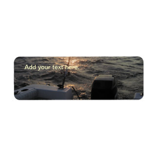 Chesapeake Bay Adres Label-Fisherman Etiket