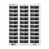 Chesapeake Bay Adres Label-Fisherman Etiket (Full Sheet)
