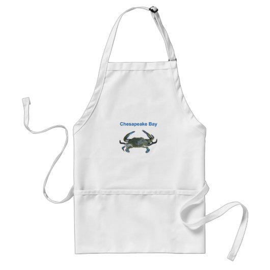 Chesapeake Bay Blue Crab Standaard Schort (Voorkant)