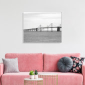 Chesapeake Bay Bridge Canvas Afdruk (Insitu (Woonkamer))