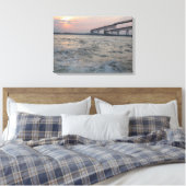 Chesapeake Bay Bridge foto Canvas Afdruk (Insitu (Slaapkamer))