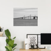 Chesapeake Bay Bridge Poster (Thuiskantoor)