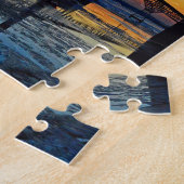 Chesapeake Bay Bridge Sunset Over Icy Waters Legpuzzel (Zijkant)