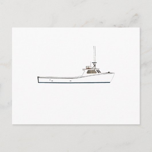 Chesapeake Bay Deadrise Boat Briefkaart (Voorkant)