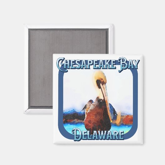 Chesapeake Bay, Delaware Magneet (Voorkant / Achterkant)