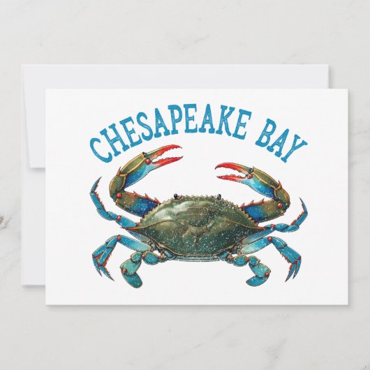 Chesapeake Bay Kaart (Voorkant)