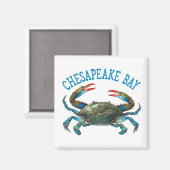 Chesapeake Bay Magneet (Voorkant / Achterkant)