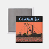 Chesapeake Bay Magnet - Gepersonaliseerd Magneet (Voorkant / Achterkant)