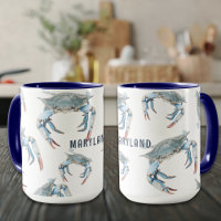 Chesapeake Bay Maryland blauwe krab gepersonalisee