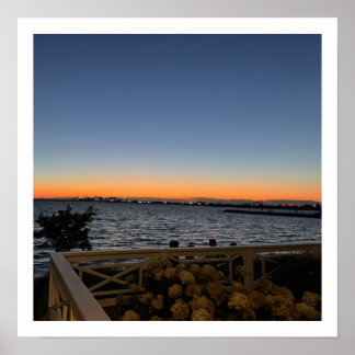 Chesapeake Bay Maryland Zonsondergang Poster