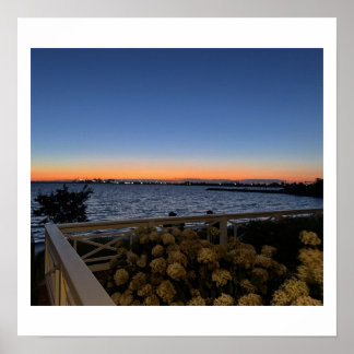 Chesapeake Bay Maryland Zonsondergang Poster
