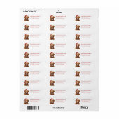 Chesapeake Bay Retriever Adreslabels Etiket (Full Sheet)