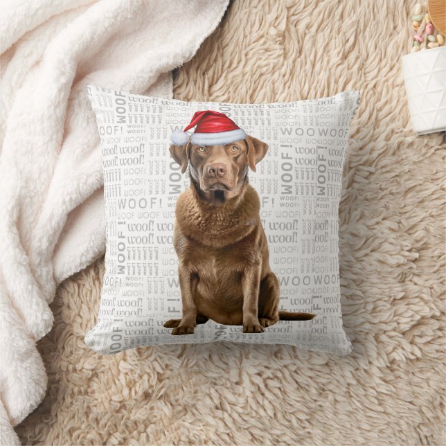 Chesapeake Bay Retriever Hond Kerstvakantie Kussen (Deken)