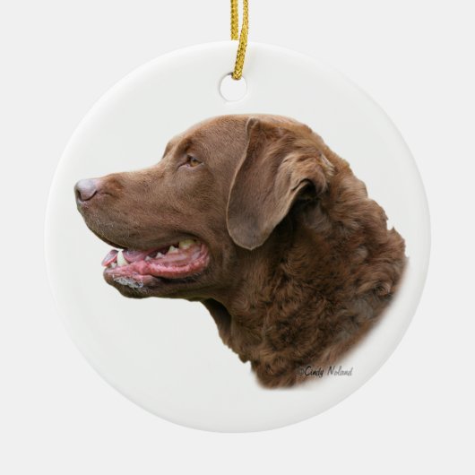 Chesapeake Bay Retriever Keramisch Ornament (Voorkant)