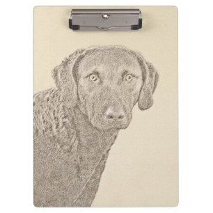 Chesapeake Bay Retriever originele hondkunst schil Klembord