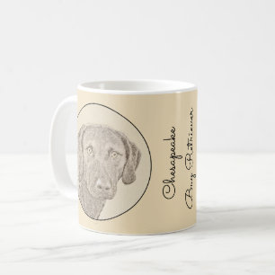Chesapeake Bay Retriever originele hondkunst schil Koffiemok