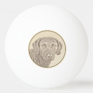 Chesapeake Bay Retriever originele hondkunst schil Pingpongballen