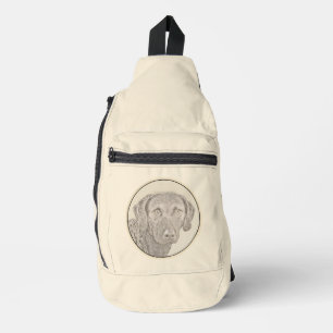 Chesapeake Bay Retriever originele hondkunst schil Sling Bag